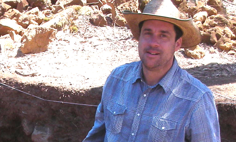 Photo: Archaeologist Chris Fisher