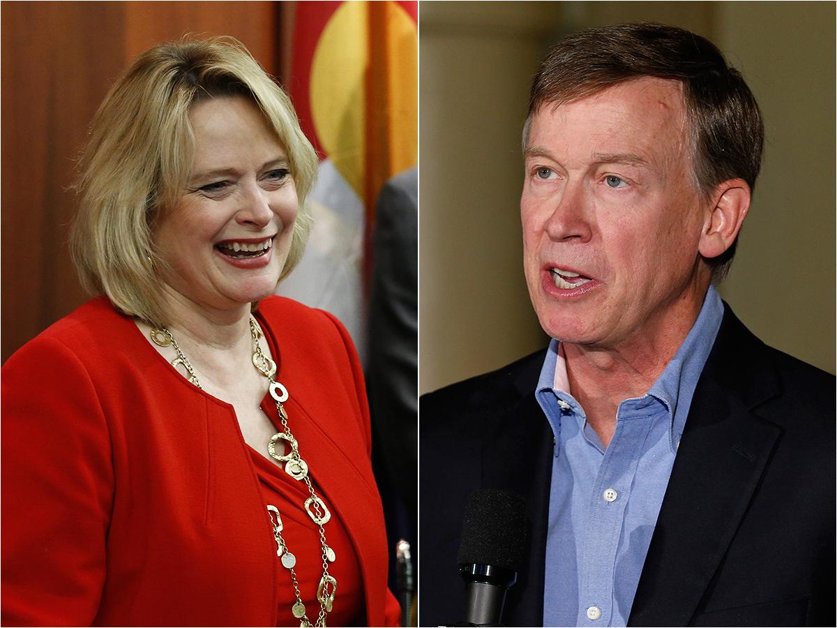 Photo: Cynthia Coffman, John Hickenlooper