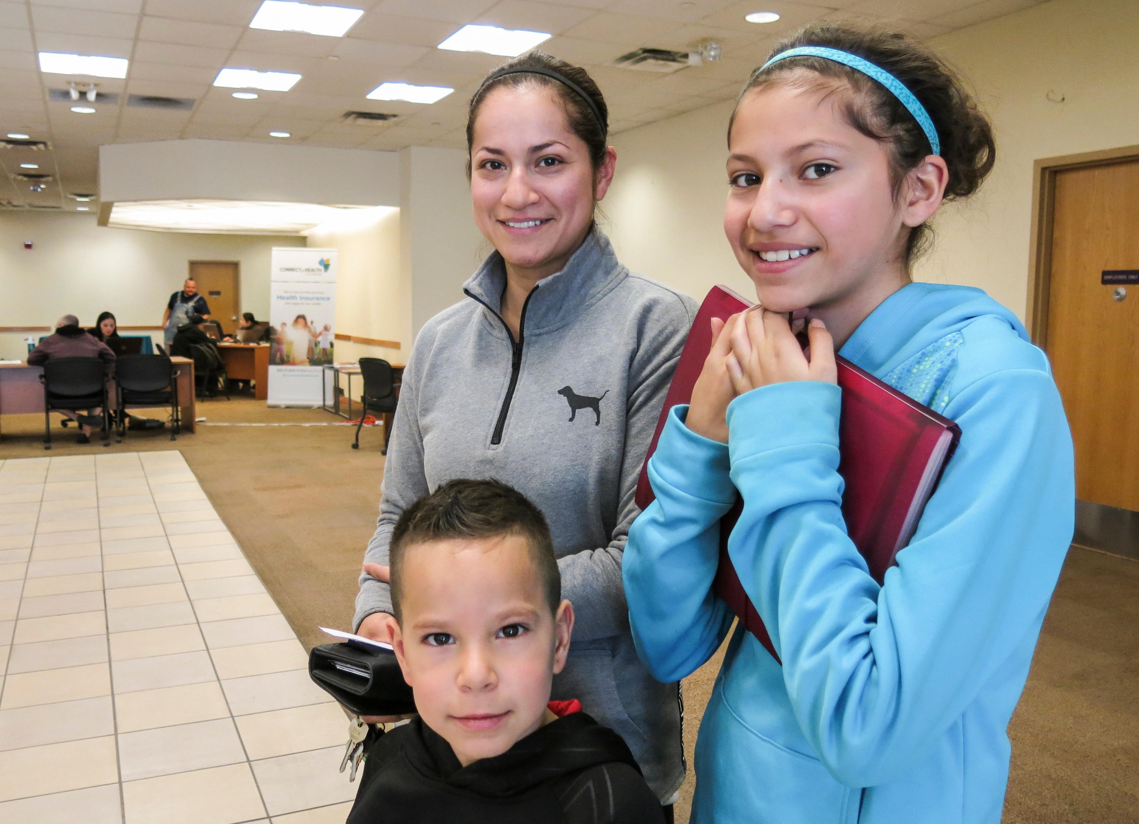 Photo: Signing up for health insurance