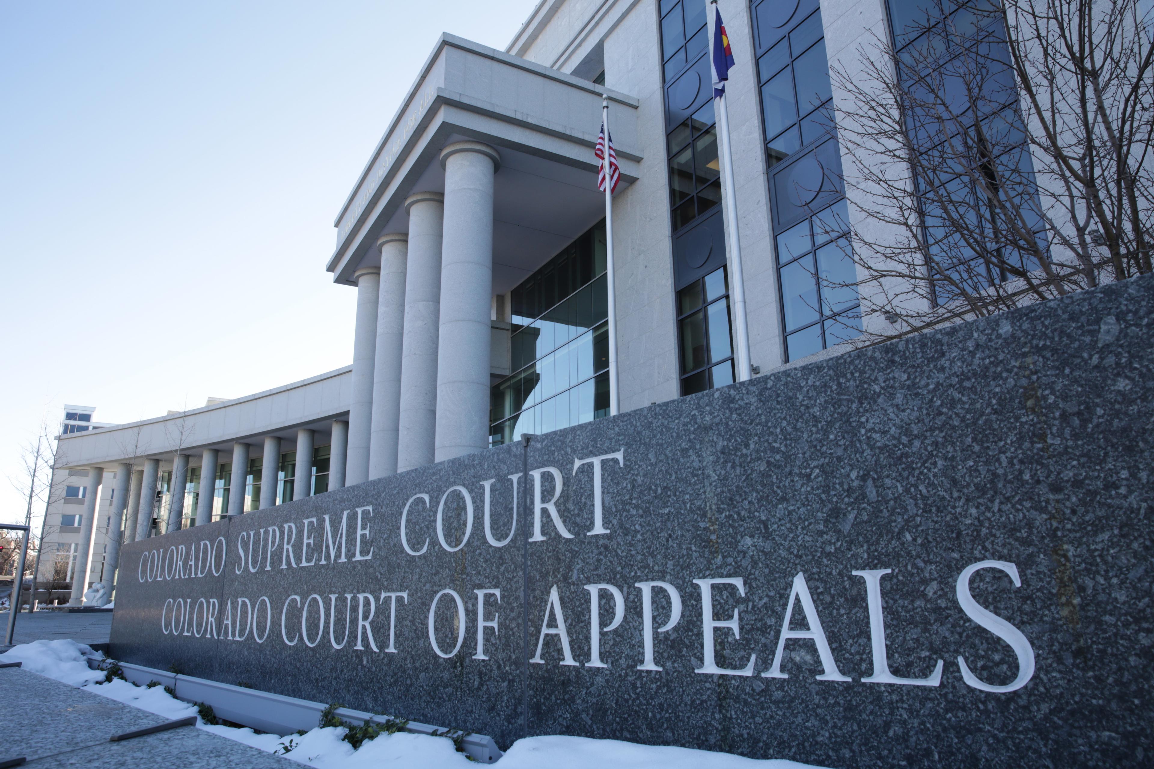 Photo: Colorado Supreme Court Exterior 1, Snow