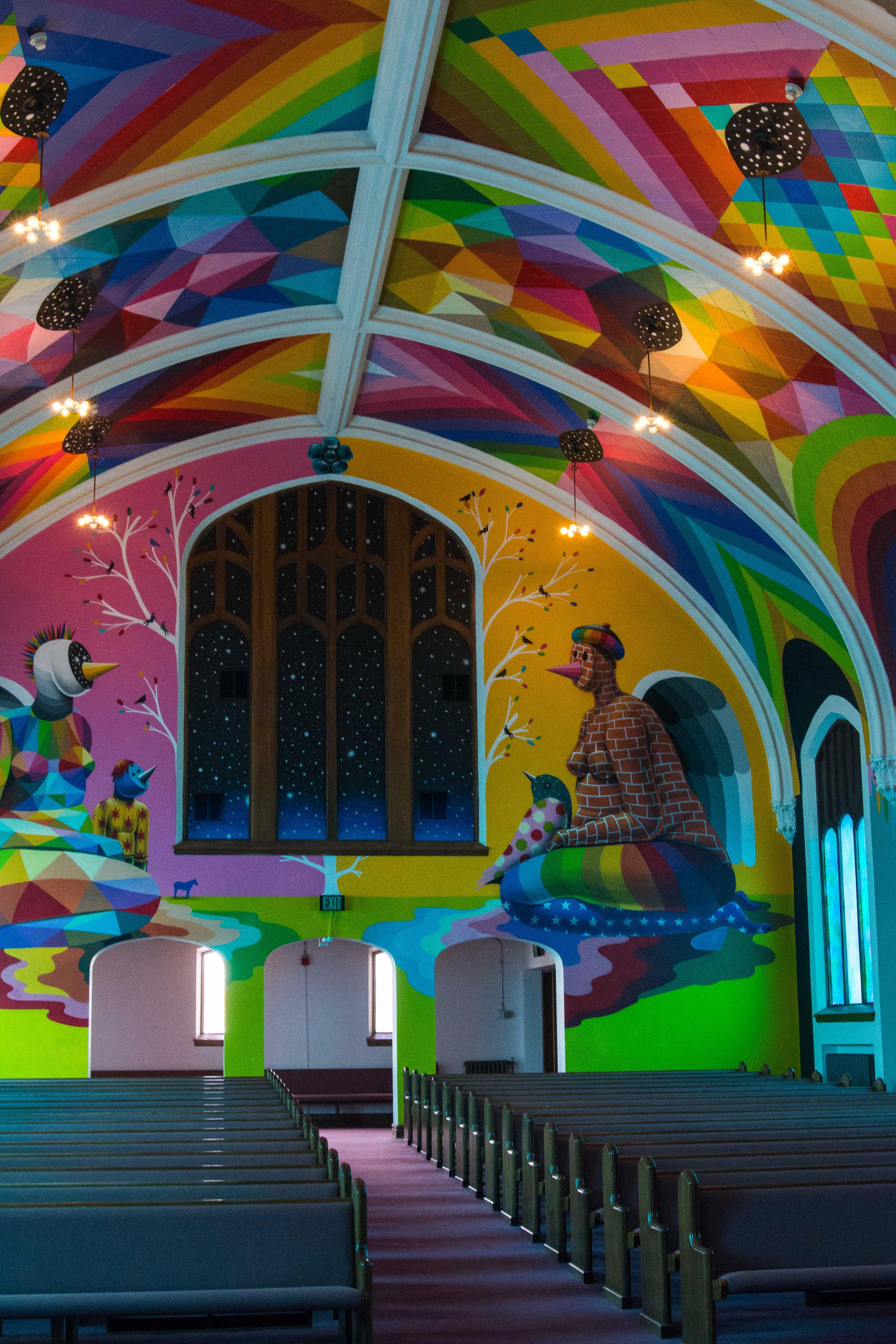Photo: Church of Cannabis 3 | Interior Murals - CJones