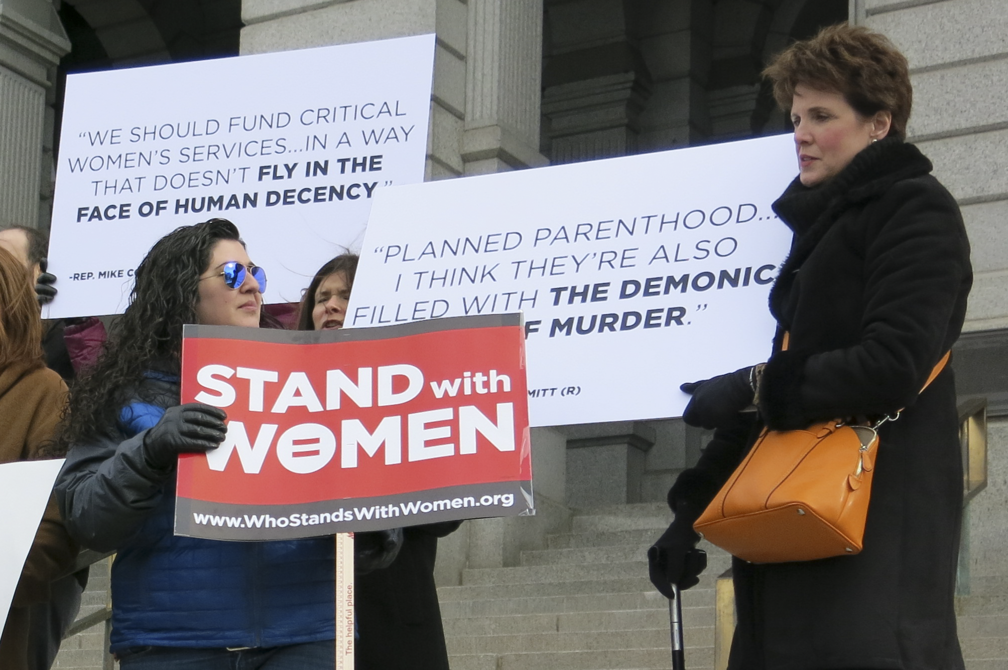 Photo: Signs at Abortion Rights Conference (STAFF)