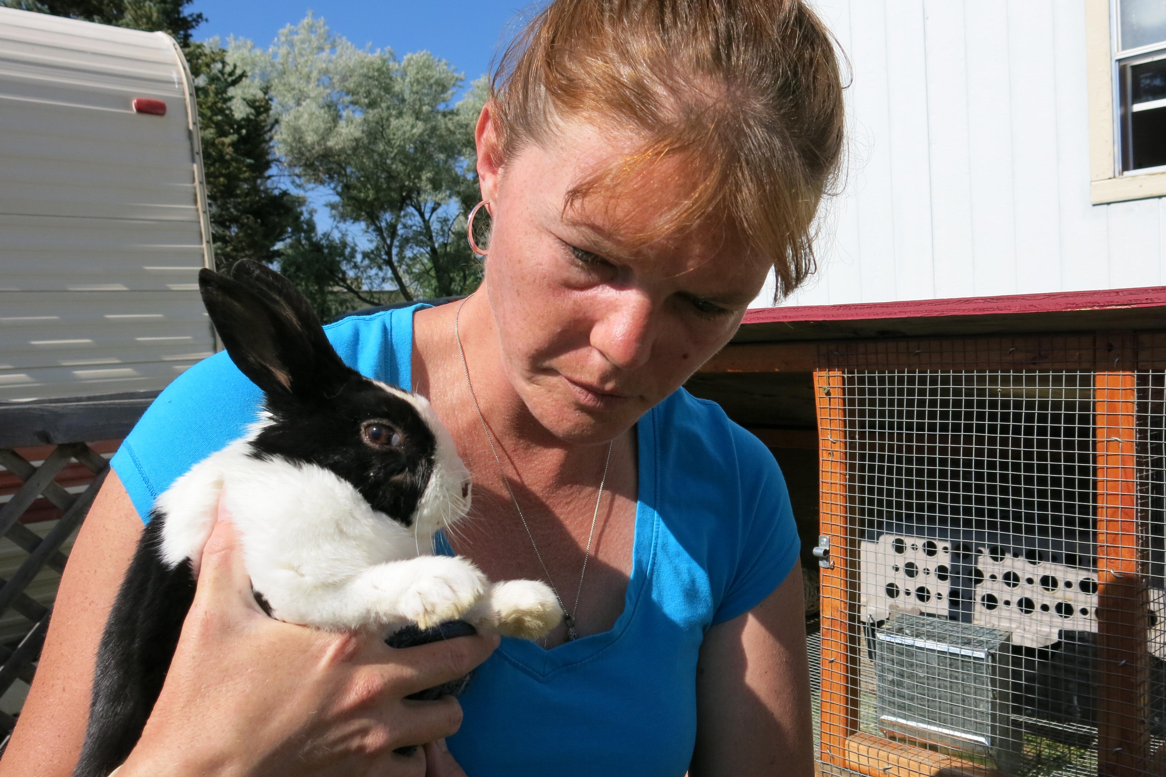 Photo: Crystal with rabbit