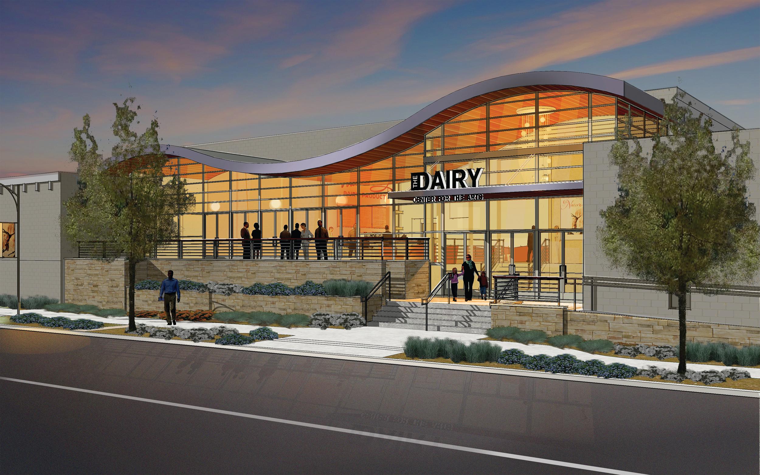 Photo: Boulder&#039;s Dairy Center for the Arts renovation rendering