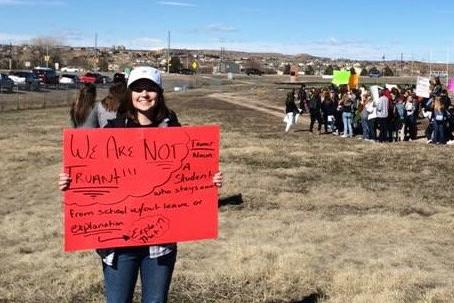 Photo: Grace Davis, Ponderosa High School Protest