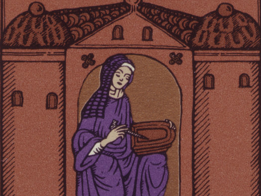 Photo: Hildegard von Bingen stamp