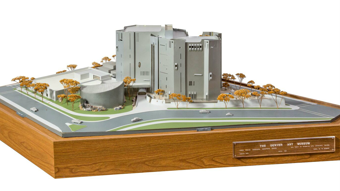 Denver Art Museum Architectural Model