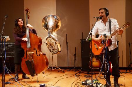 Devotchka visits OpenAir with members of Colorado Symphony