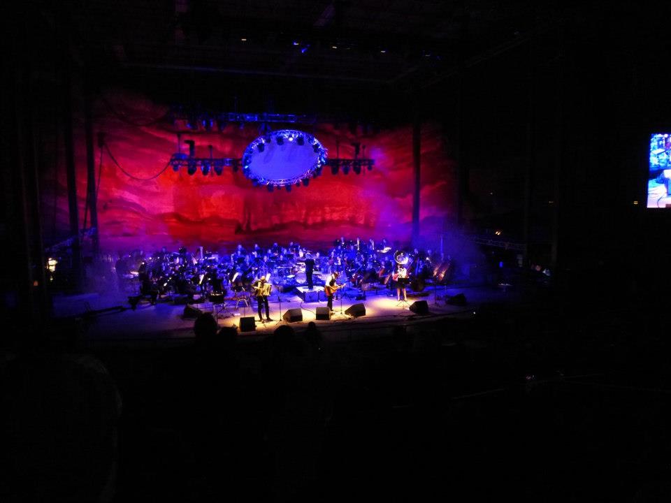 Photo: DeVotchKa at Red Rocks with the Colorado Symphony, 2012