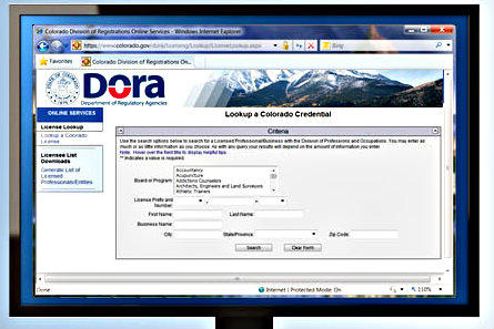 Photo: DORA screenshot