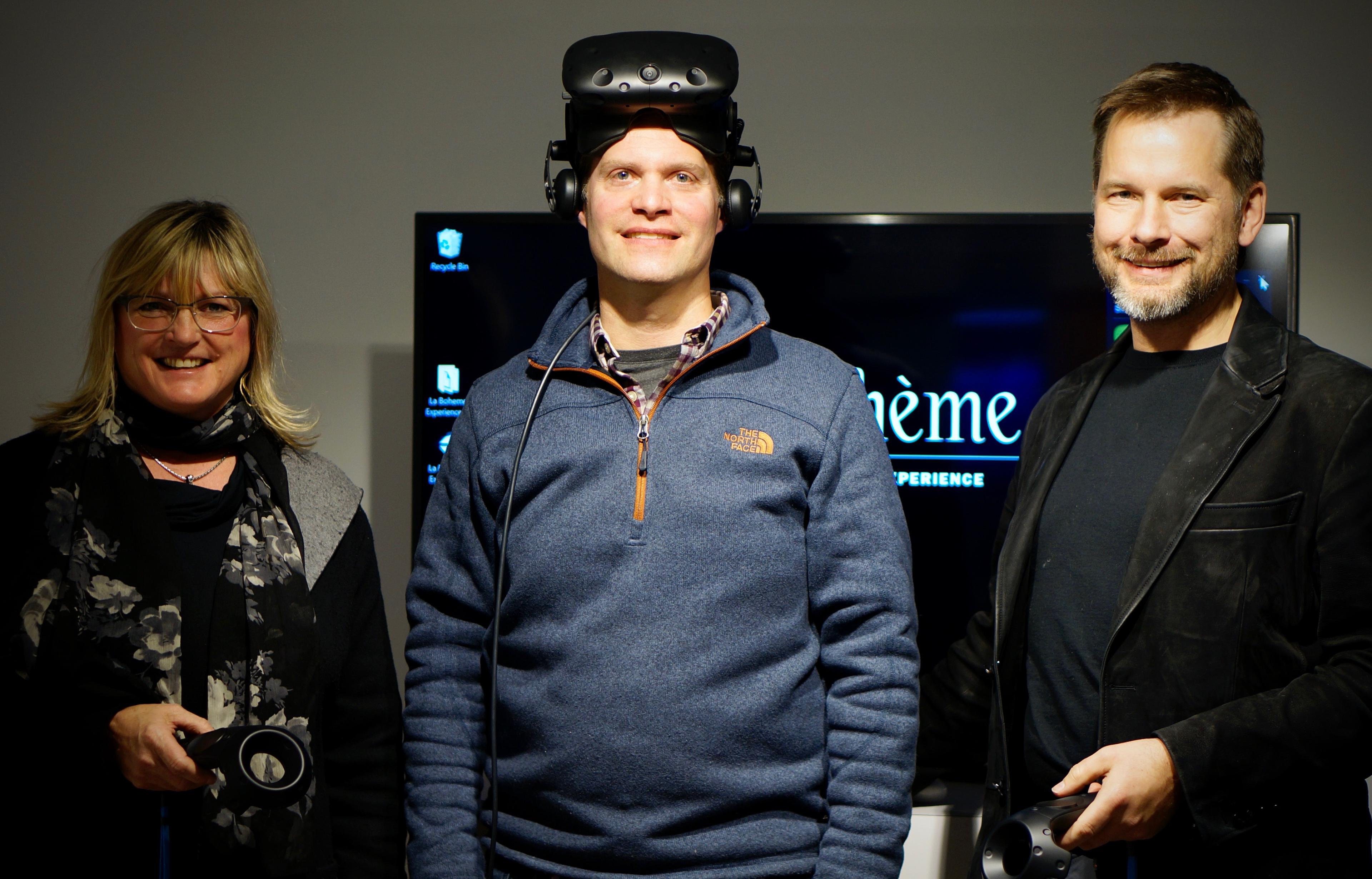 Photo: Experience La Boheme exhibition creative team