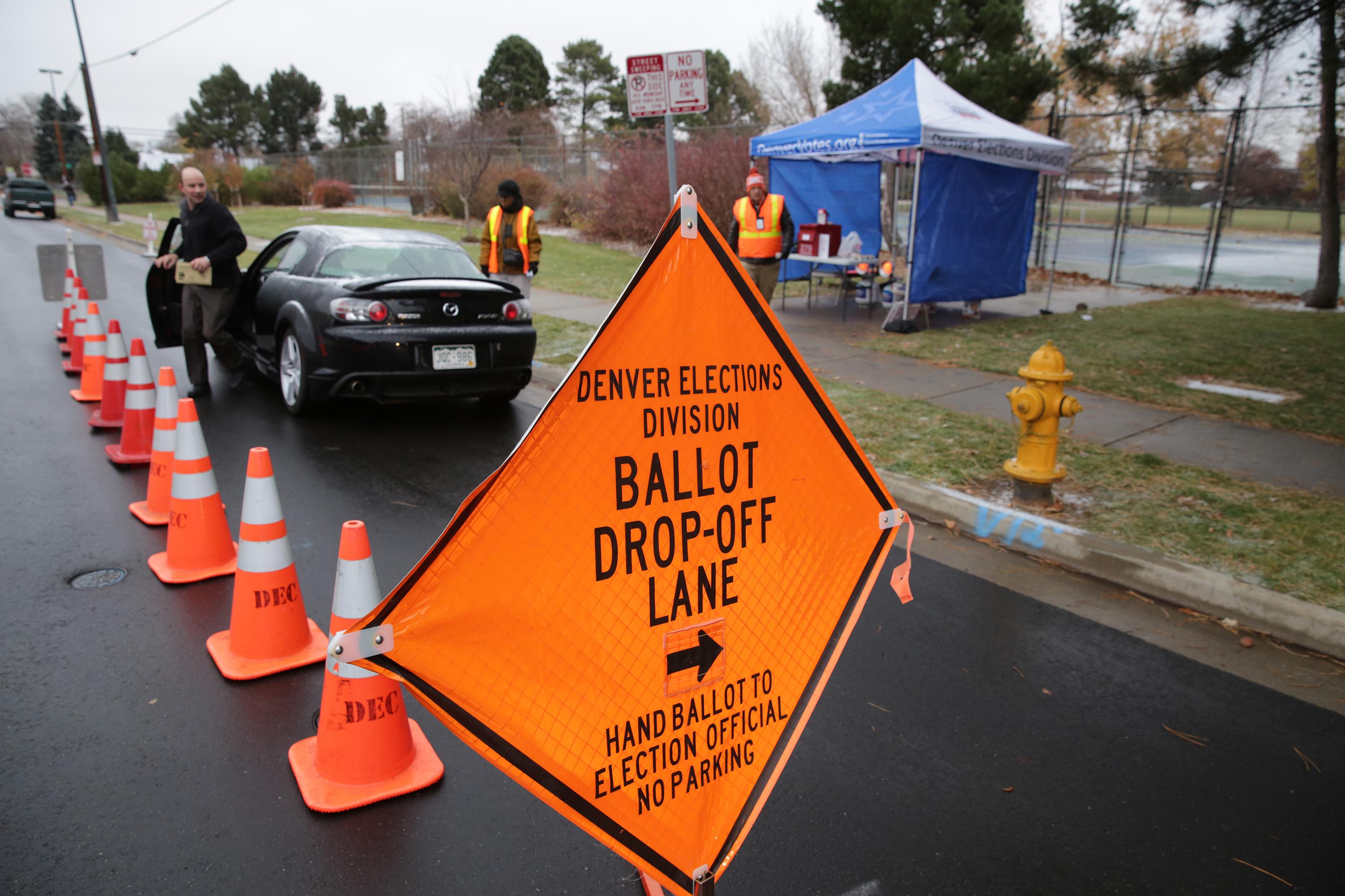 Photo: Election Day 2017 Park Hill Denver Drop Off