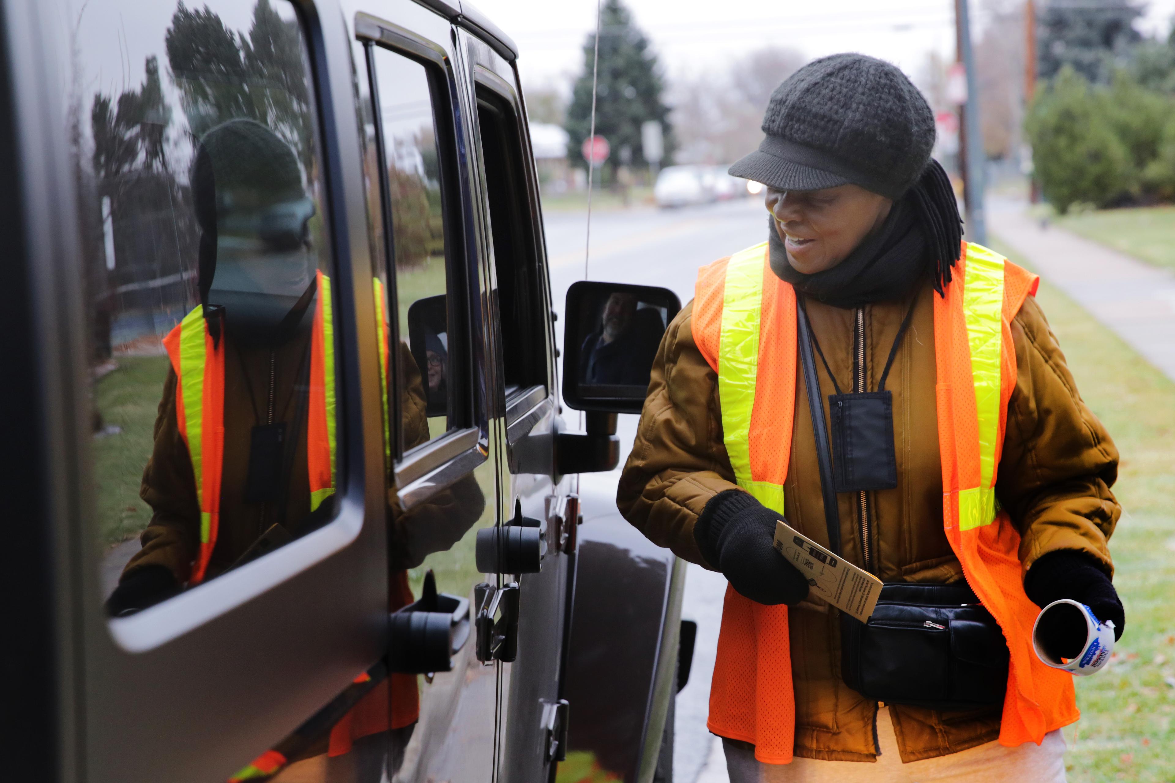 Photo: Election Day 2017 Park Hill Denver Volunteer Jeep