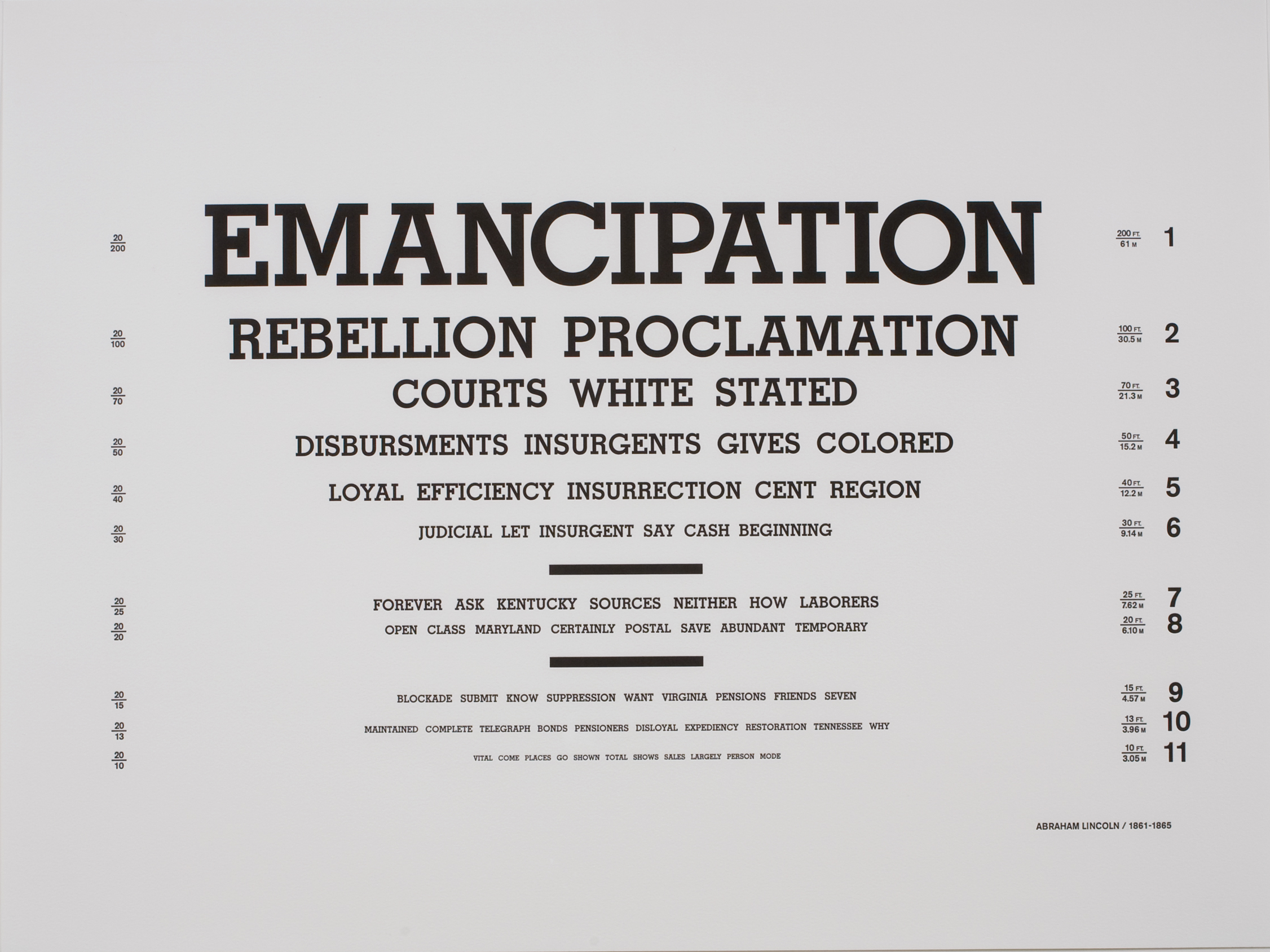 Emancipation by R Luke Dubois