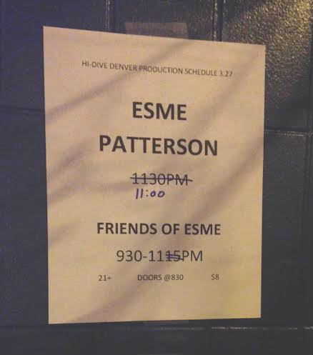 photo: Esme release show