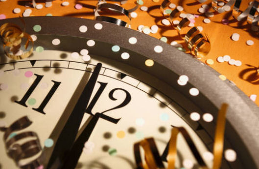 Photo: New Year's Eve clock