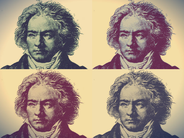 Photo: Beethoven times four illustration