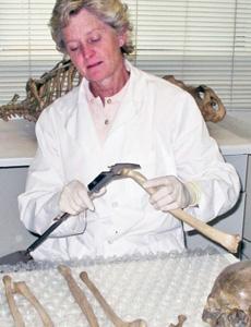 Photo: Forensic Anthropologist Diane France