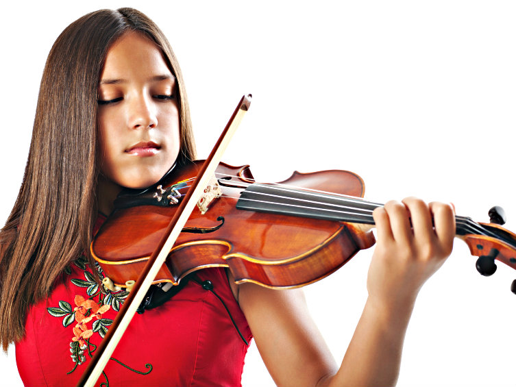 Photo: Girl with viola