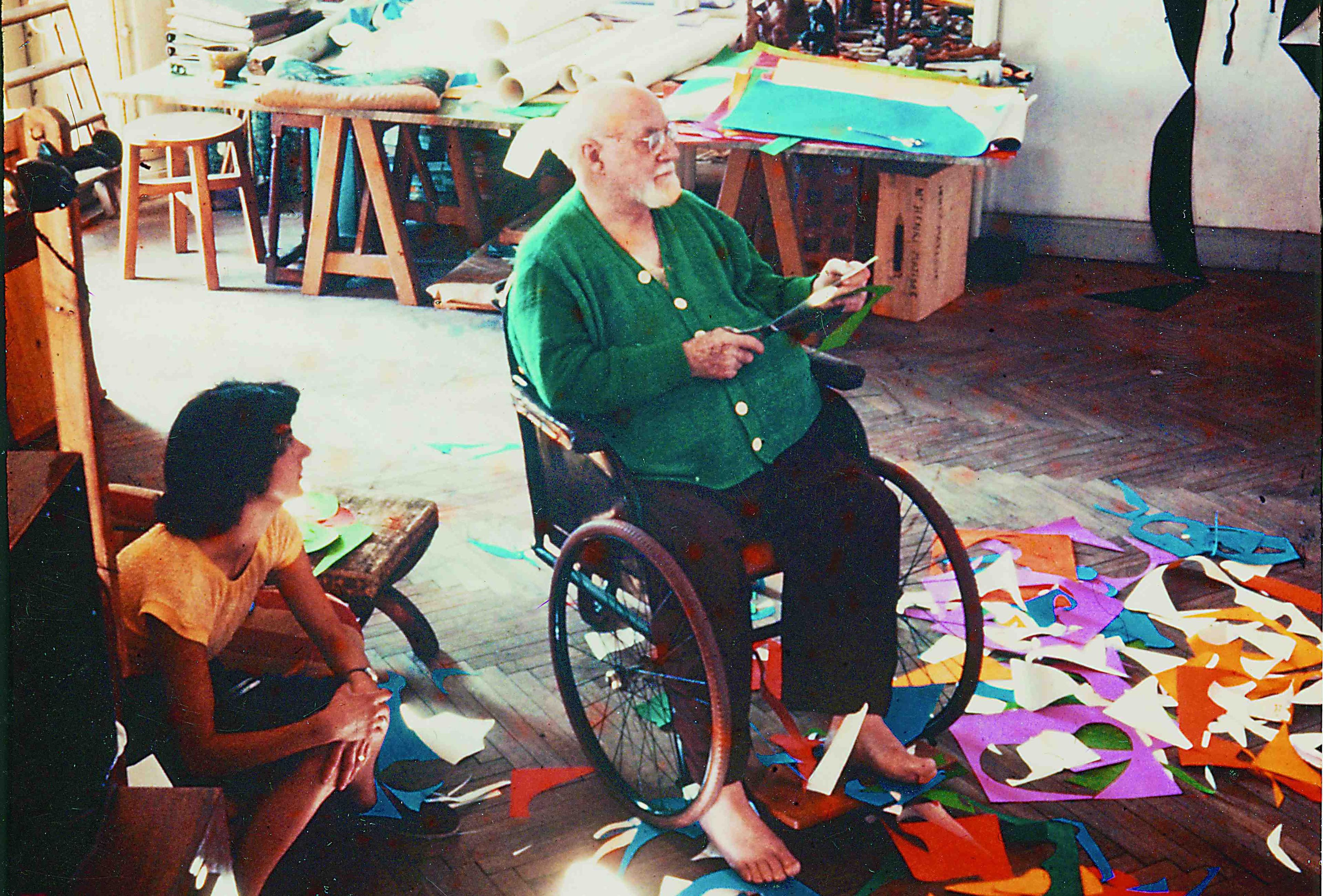 Photo: Henry Matisse at work feature