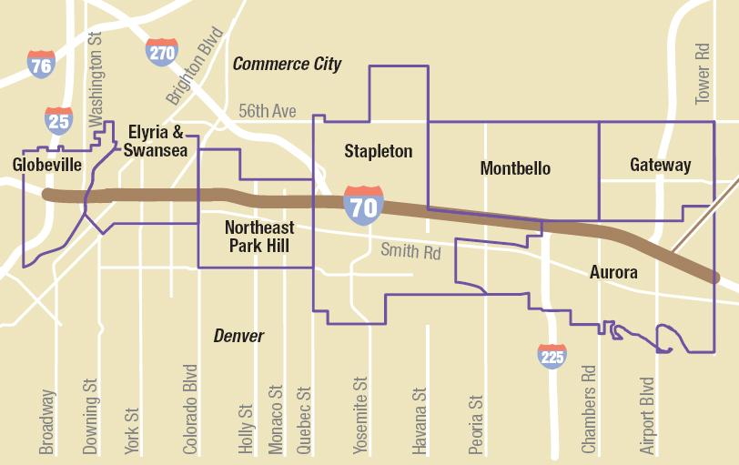 Clone of Photo: I-70 north Denver project map