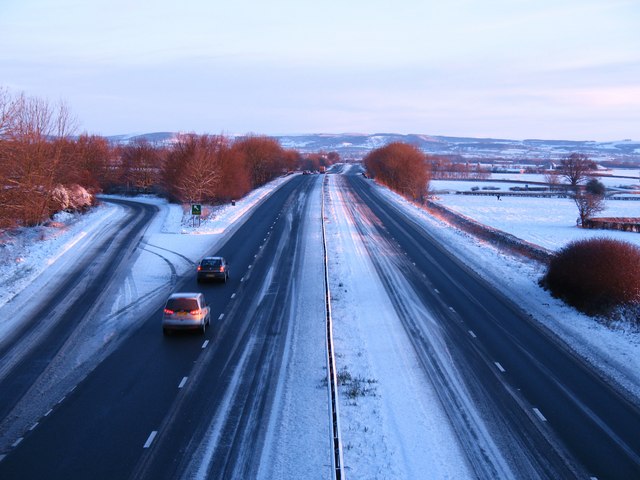 Photo: Wintry highway