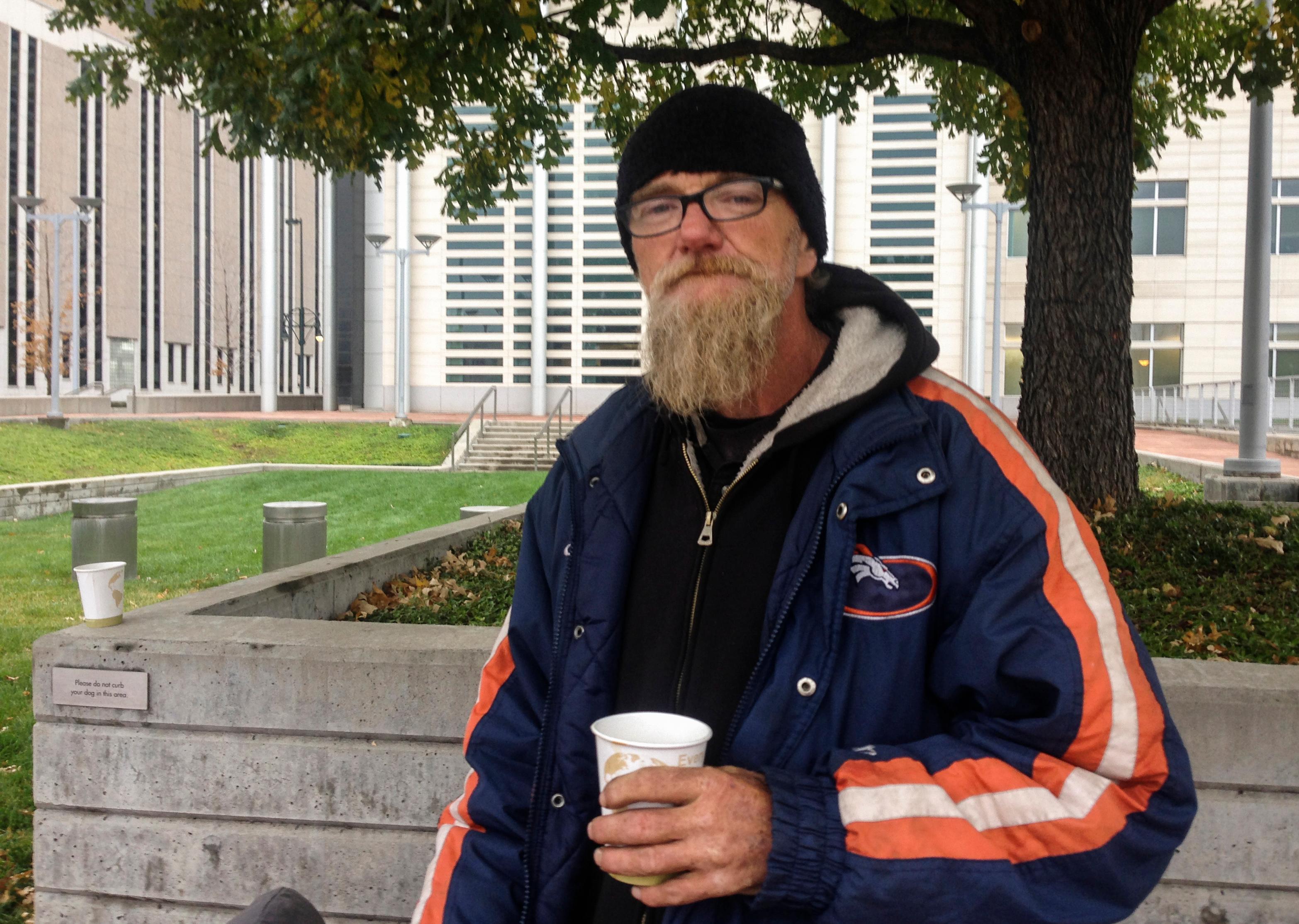 Photo: Garry Anderson, homeless plaintiff