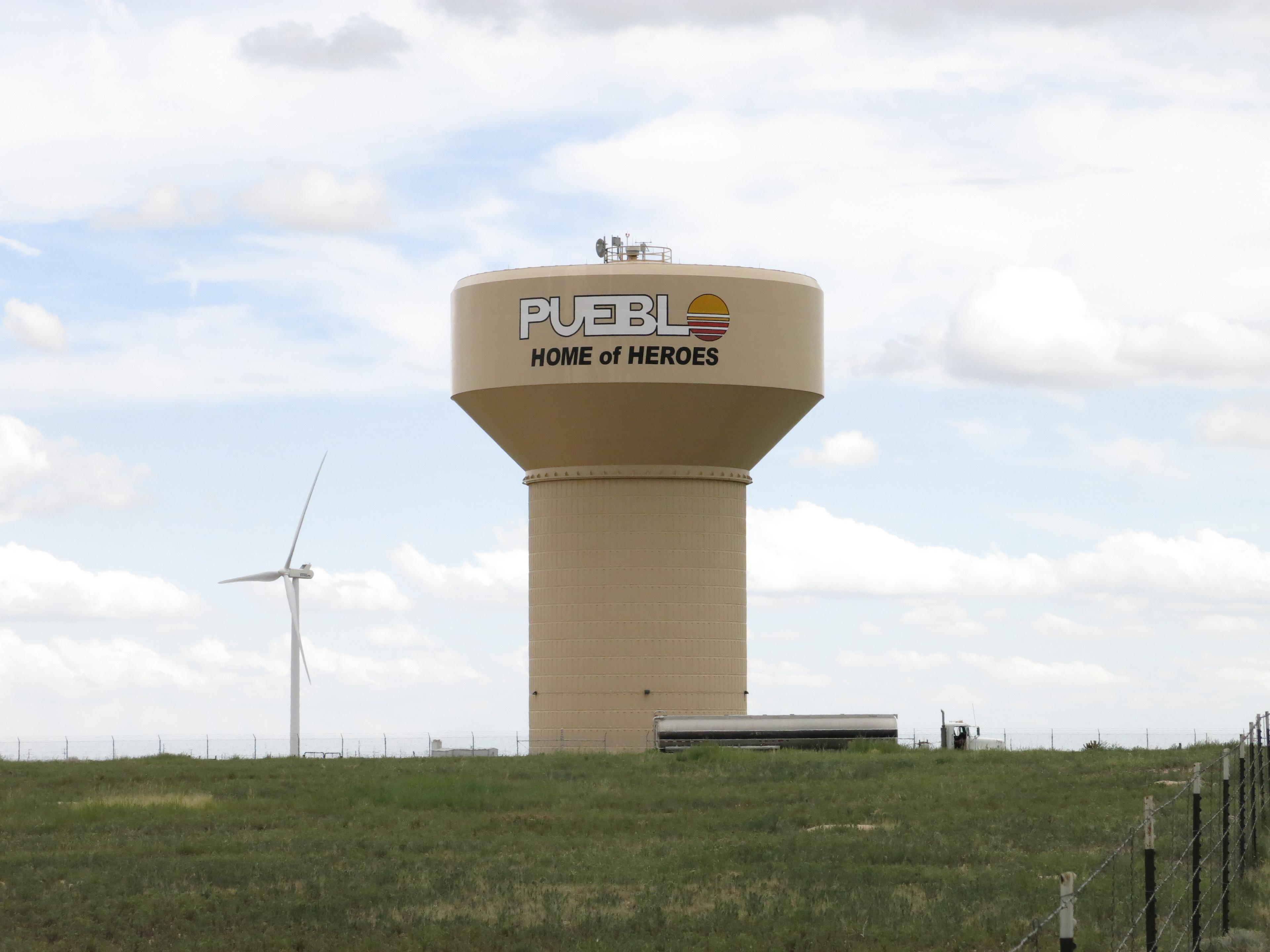 PHOTO: Pueblo Tower and Vestas