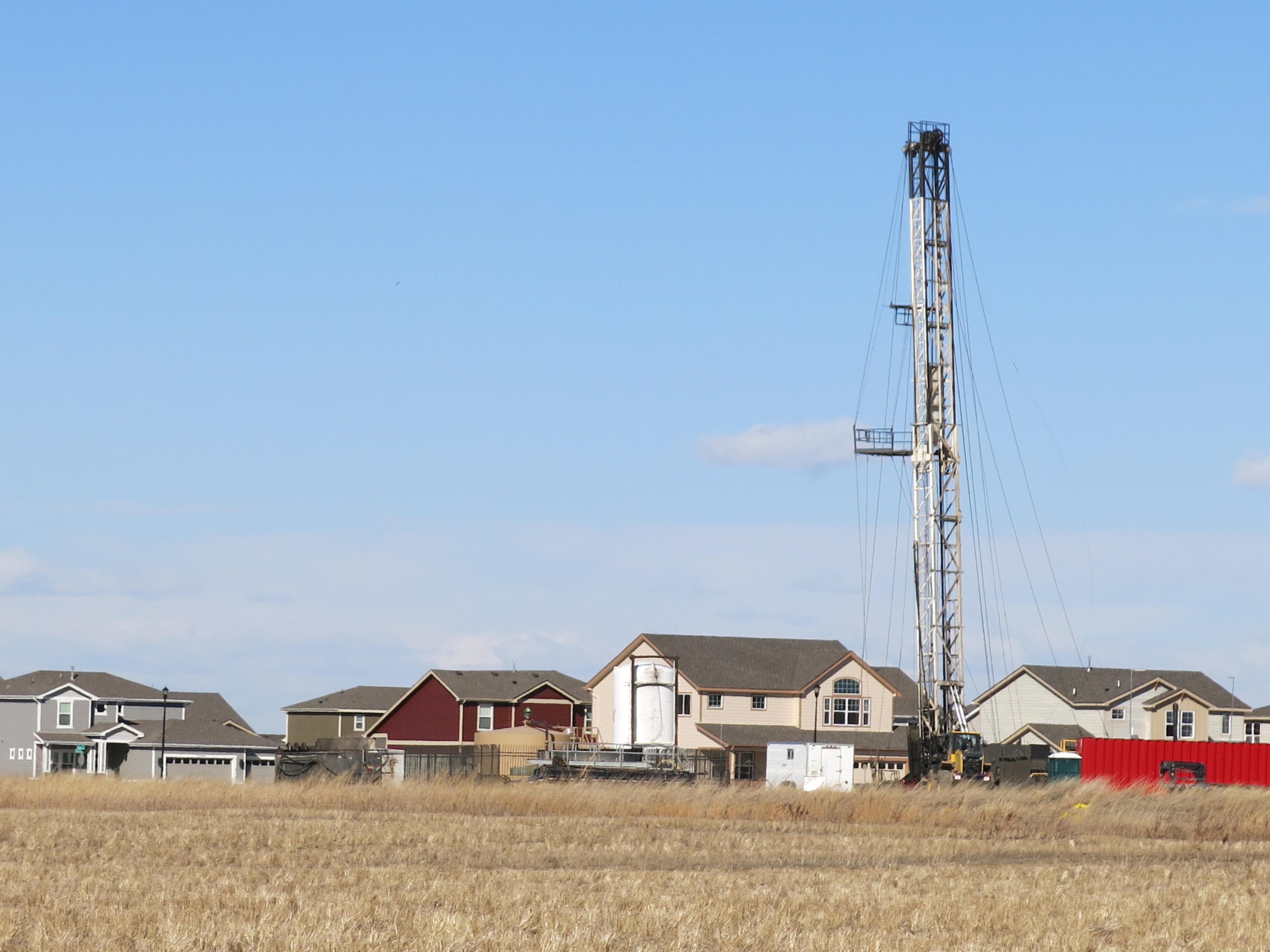 Photo: Weld County oil and gas drilling equipment