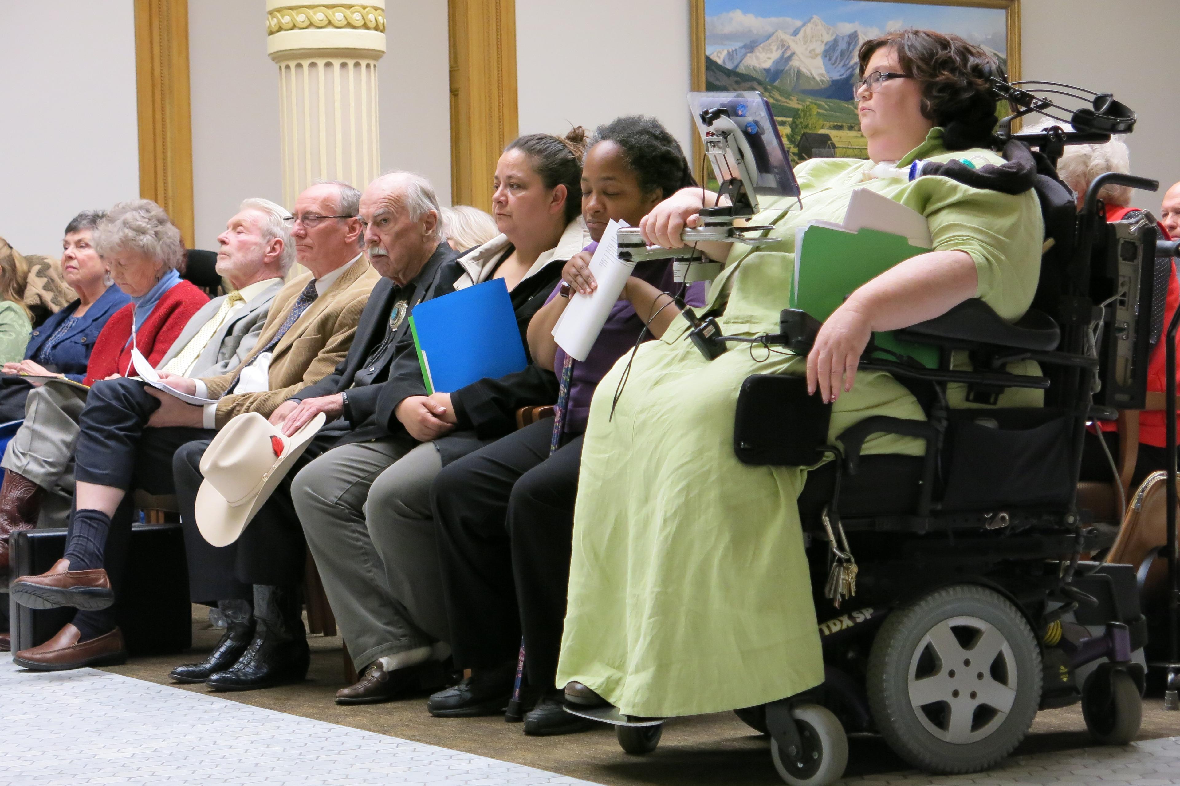 Photo: End Of Life, Death With Dignity Testimony, Carrie Ann Lucas