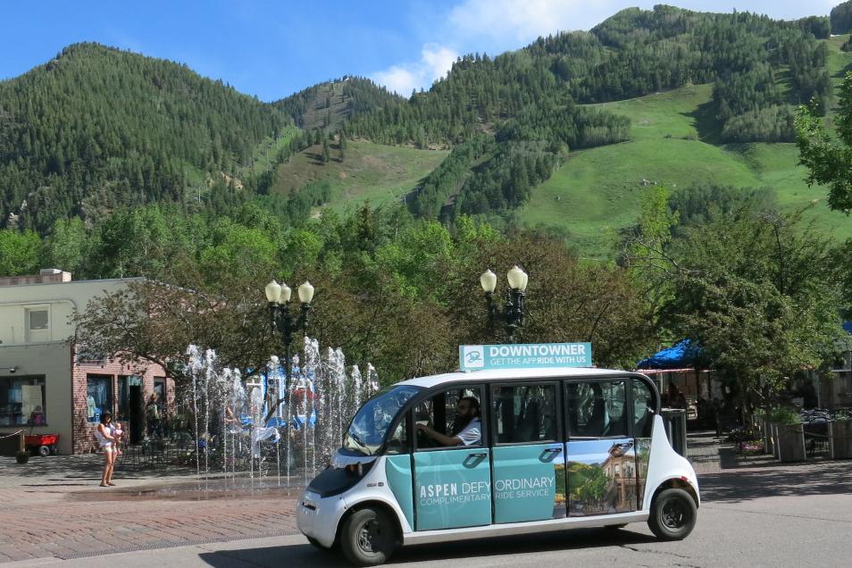 Photo: Aspen 100 Percent Renewable Energy Electric Van