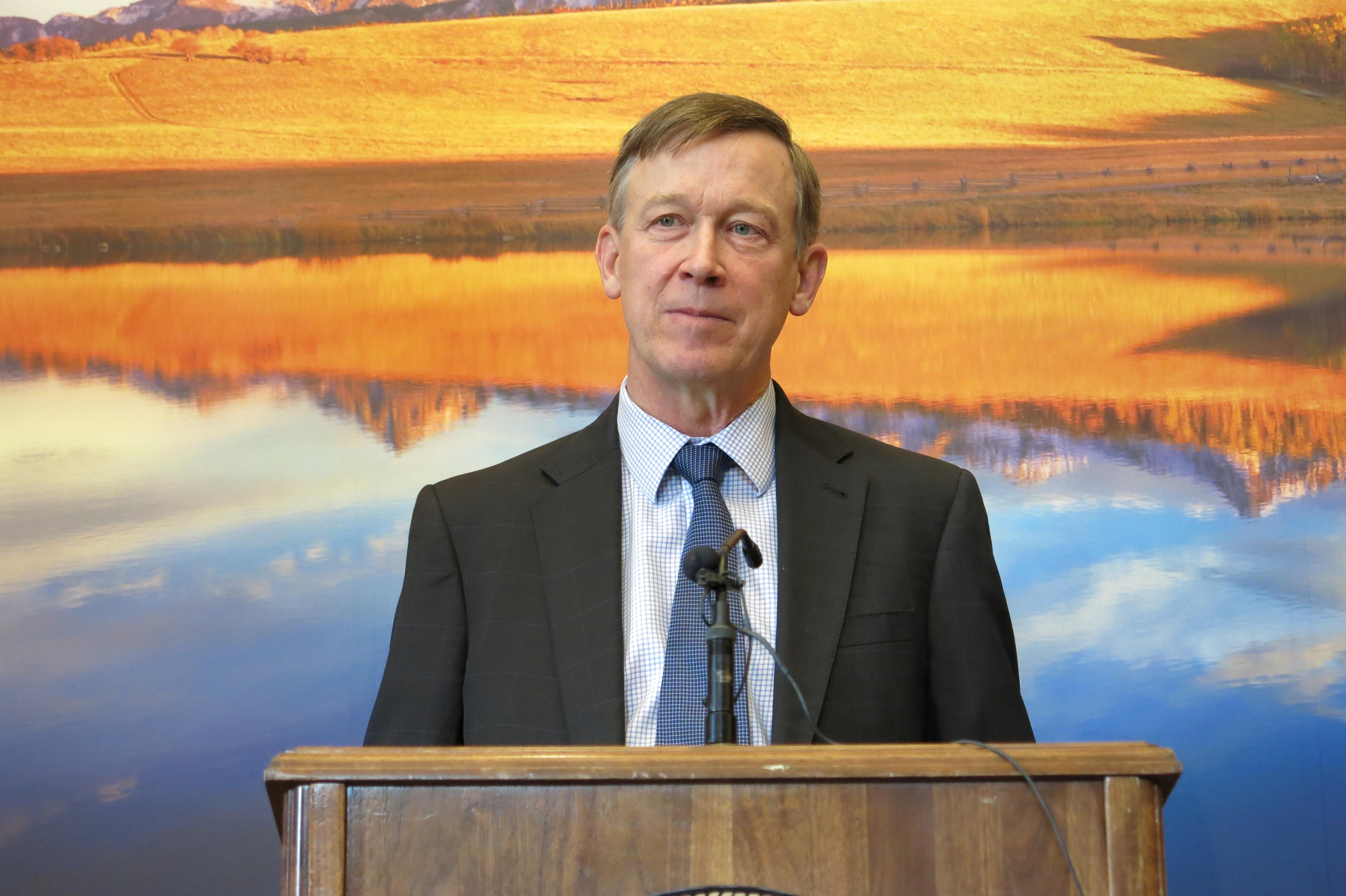 Photo: Hickenlooper - end of 2015 legislative session presser