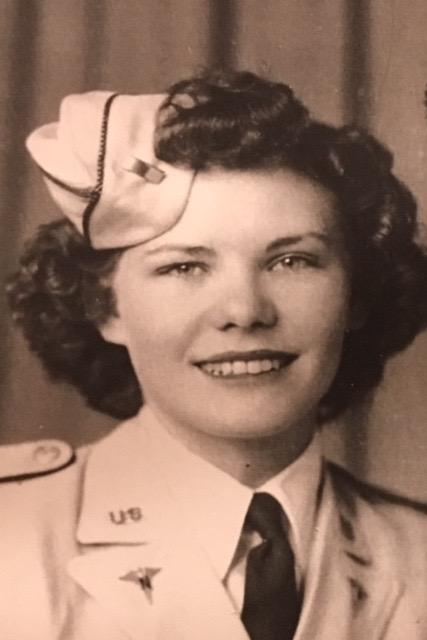Photo: WWII Veteran Nurse Leila Morrison 1 In Uniform (Wolf)