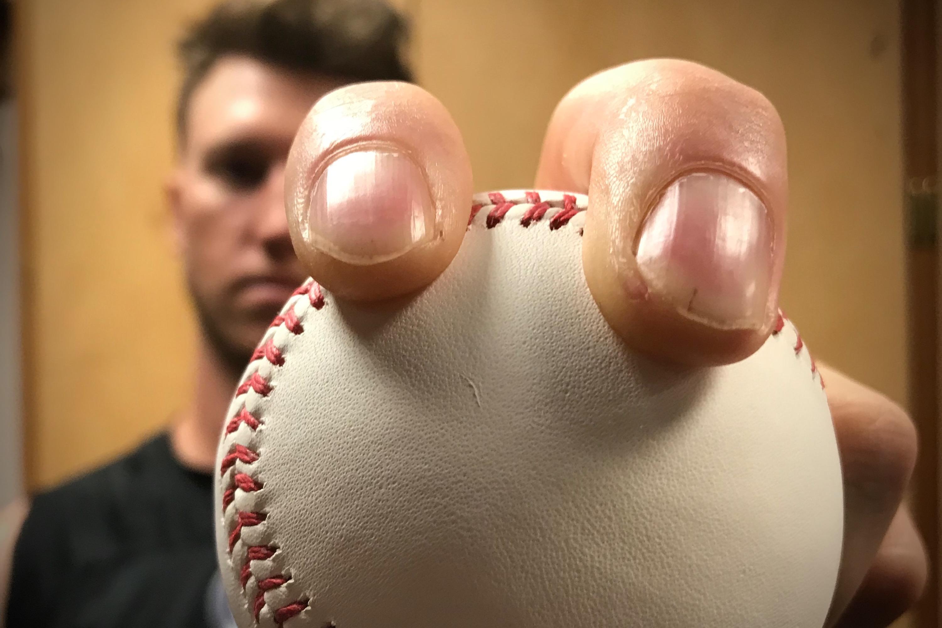 Photo: Rockies Pitcher Kyle Freeland Holding Baseball | Vela