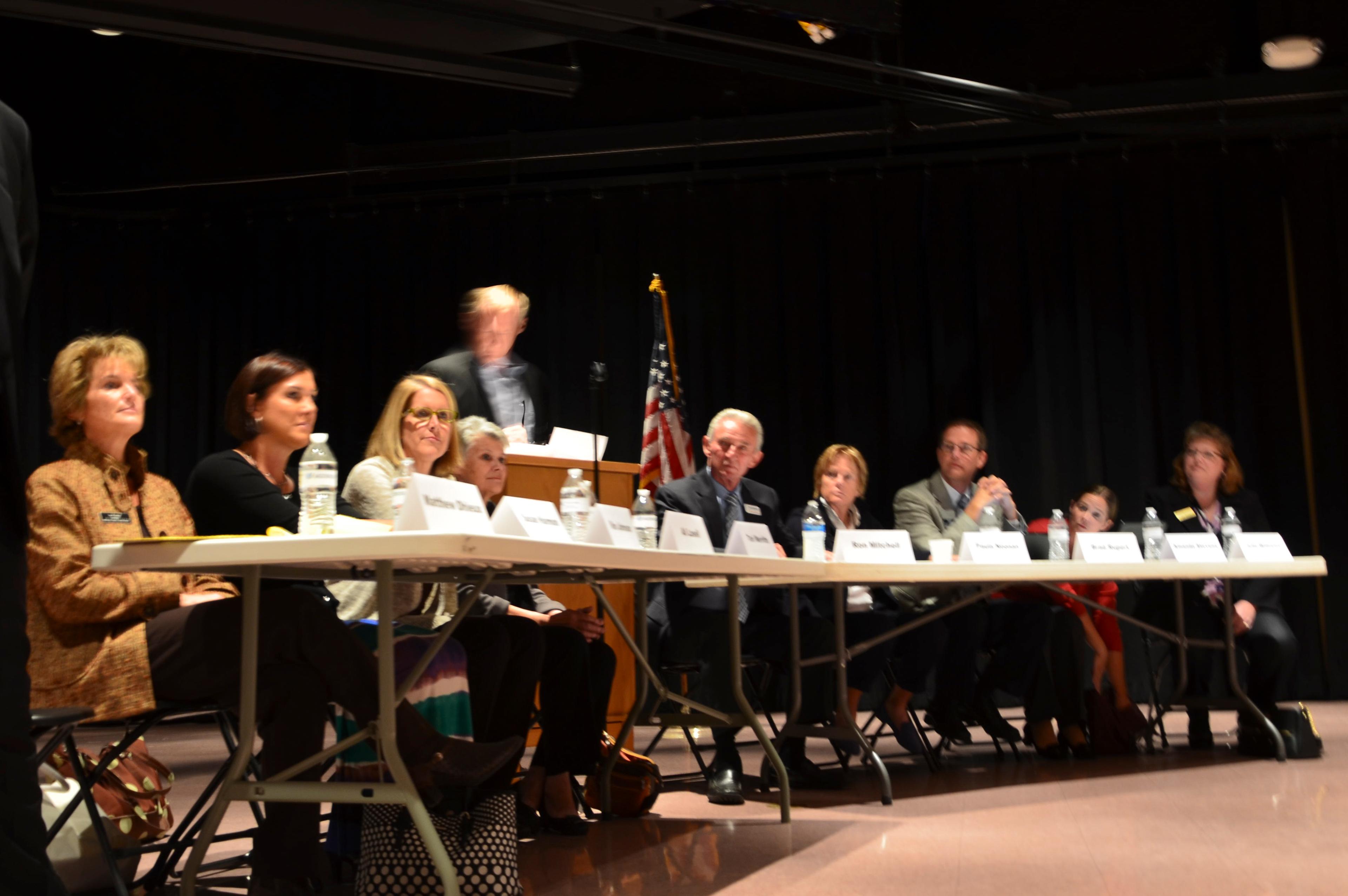 Photo: JeffCo School Board debate (Staff)
