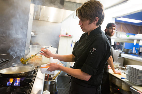 Photo: Chef Rachel Kelsey of WaterCourse restaurant in Denver