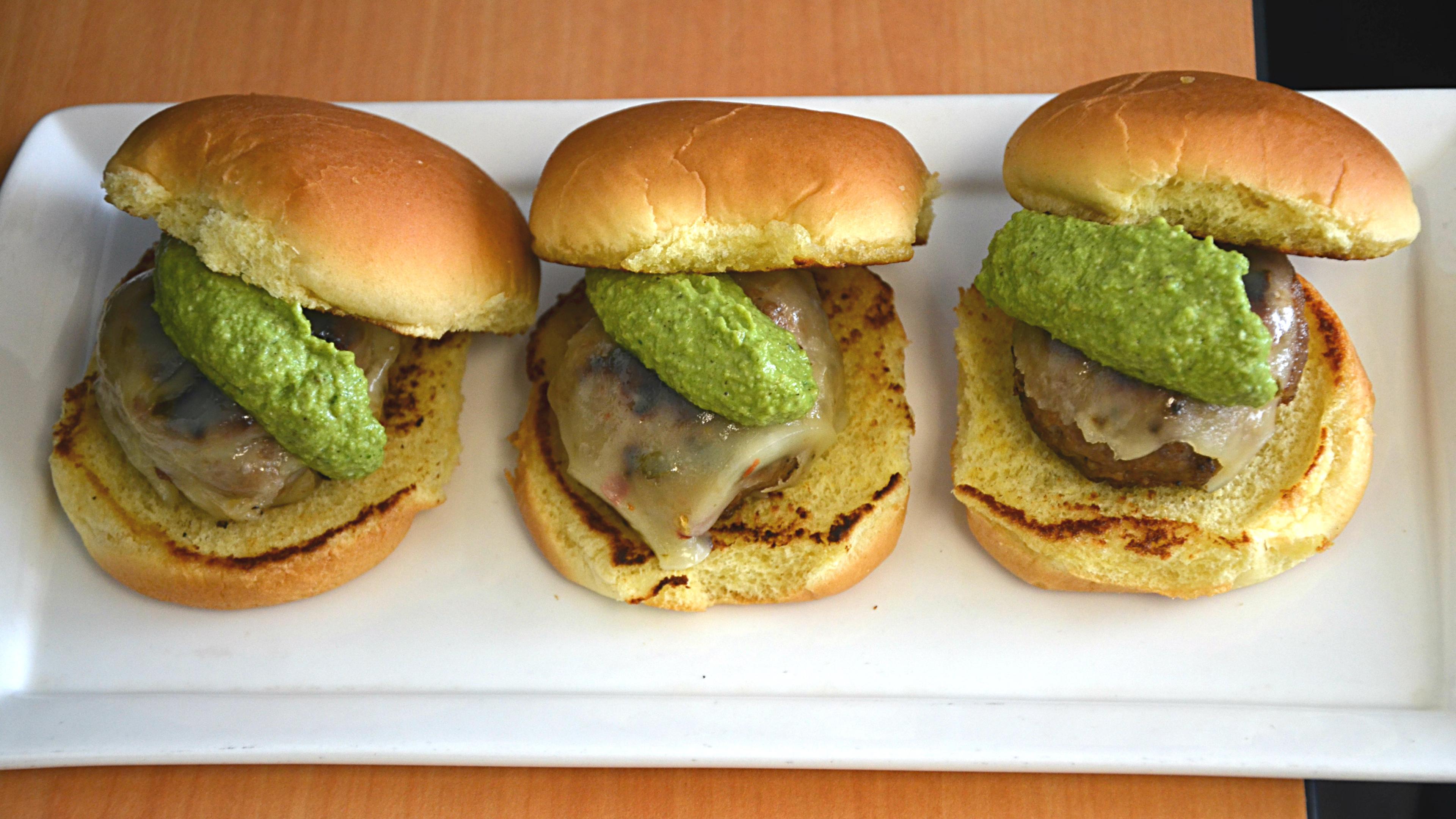 Photo: Lamb sliders for the Super Bowl