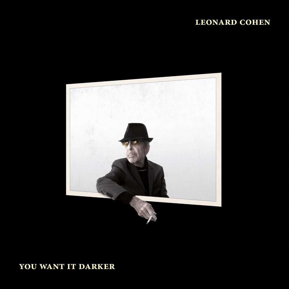 Photo: Leonard Cohen, 'You Want It Darker' cover