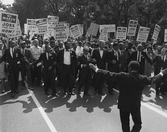 Photo: 1960s Civil Rights march with MLK for equality (Losing Ground series photo)