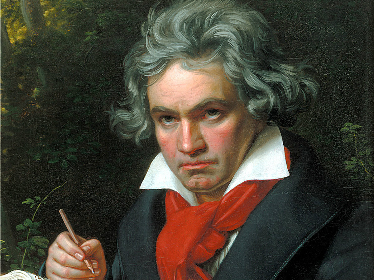 Photo: Ludwig van Beethoven painting