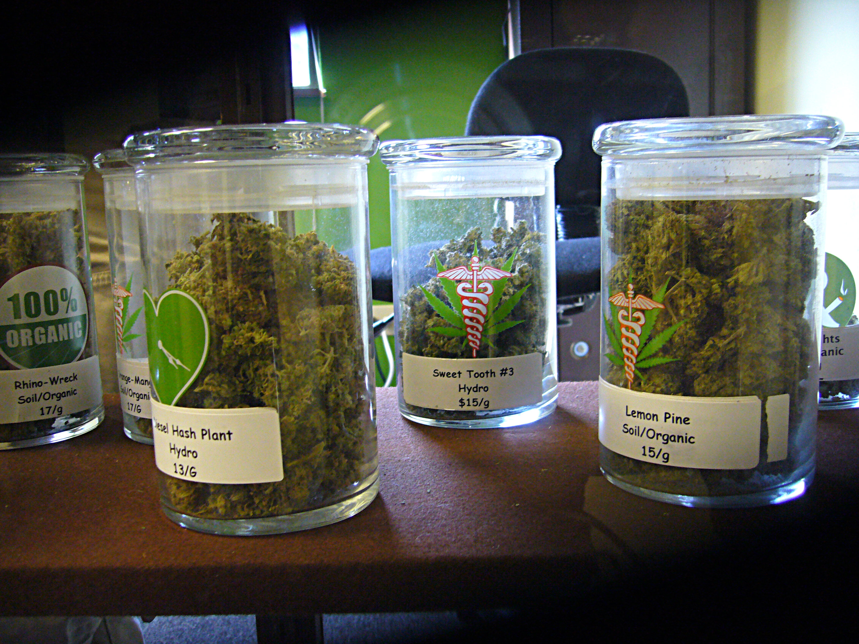 Photo: Marijuana bottles (file)