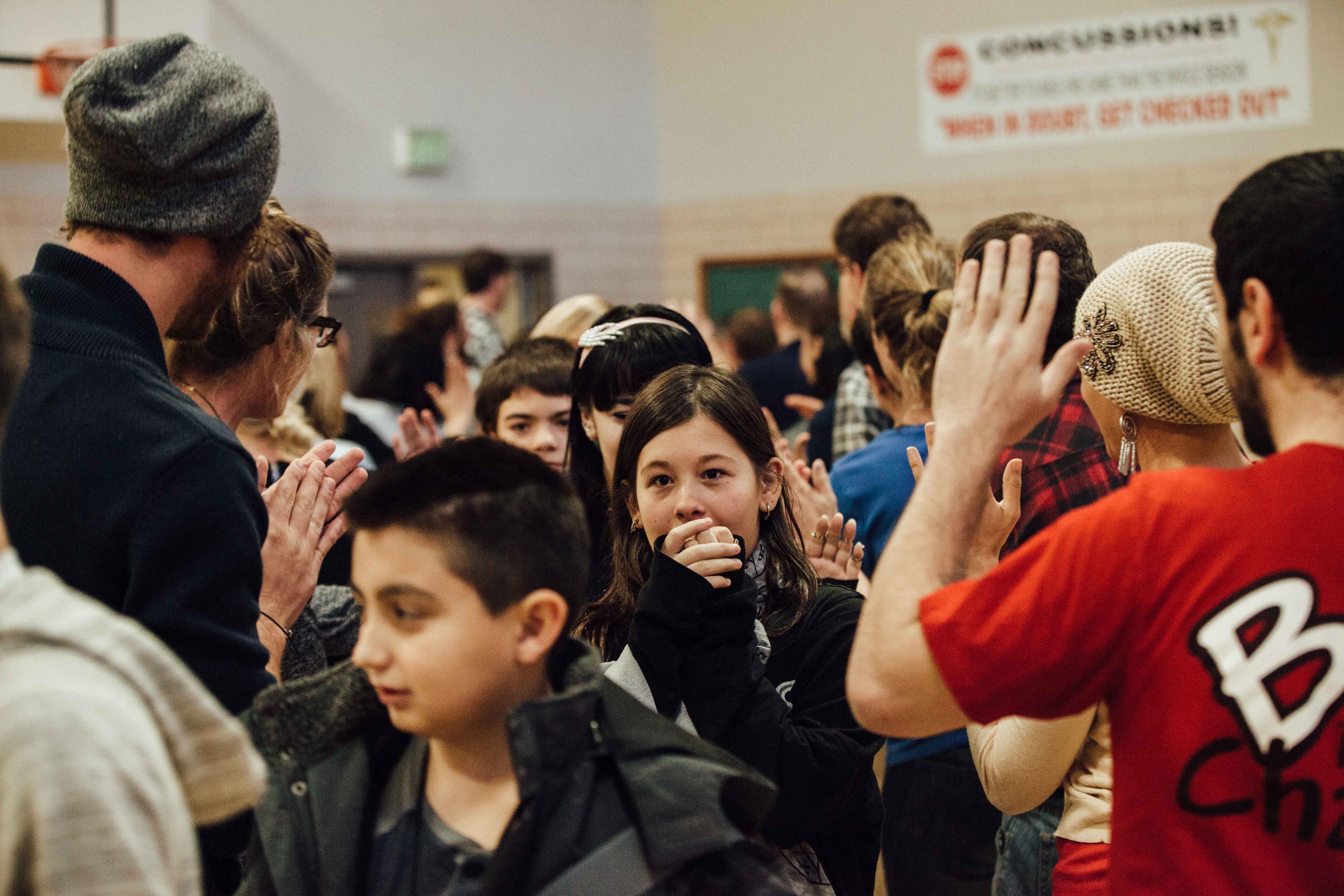 Photo: Bullying, Denver Challenge Day 3 love tunnel