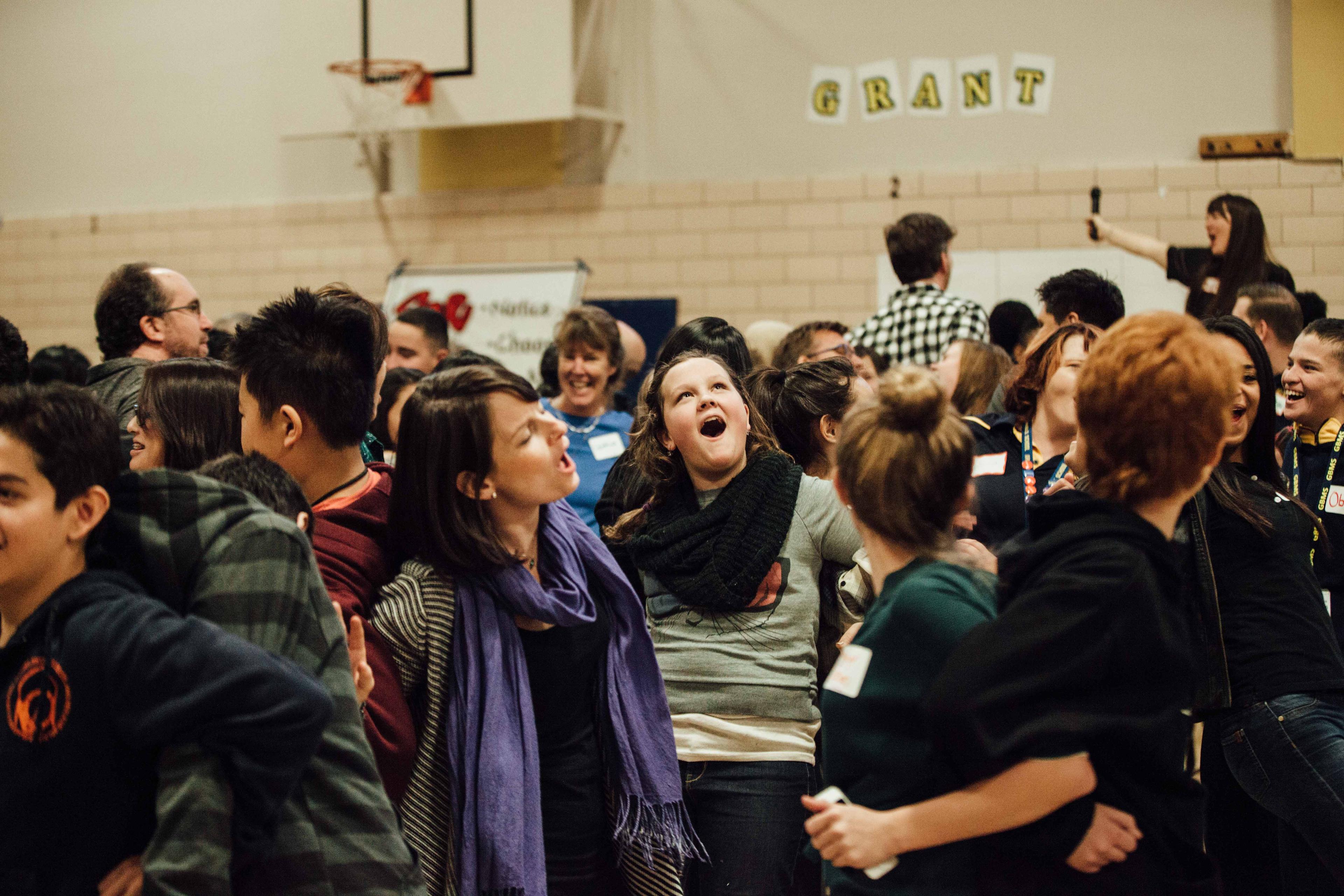 Photo: Bullying, Denver Challenge Day 7 Teens get to know one another