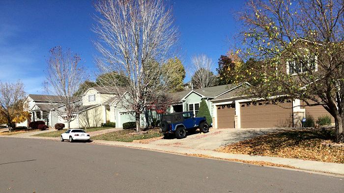 Middle-class neighborhood in Douglas county