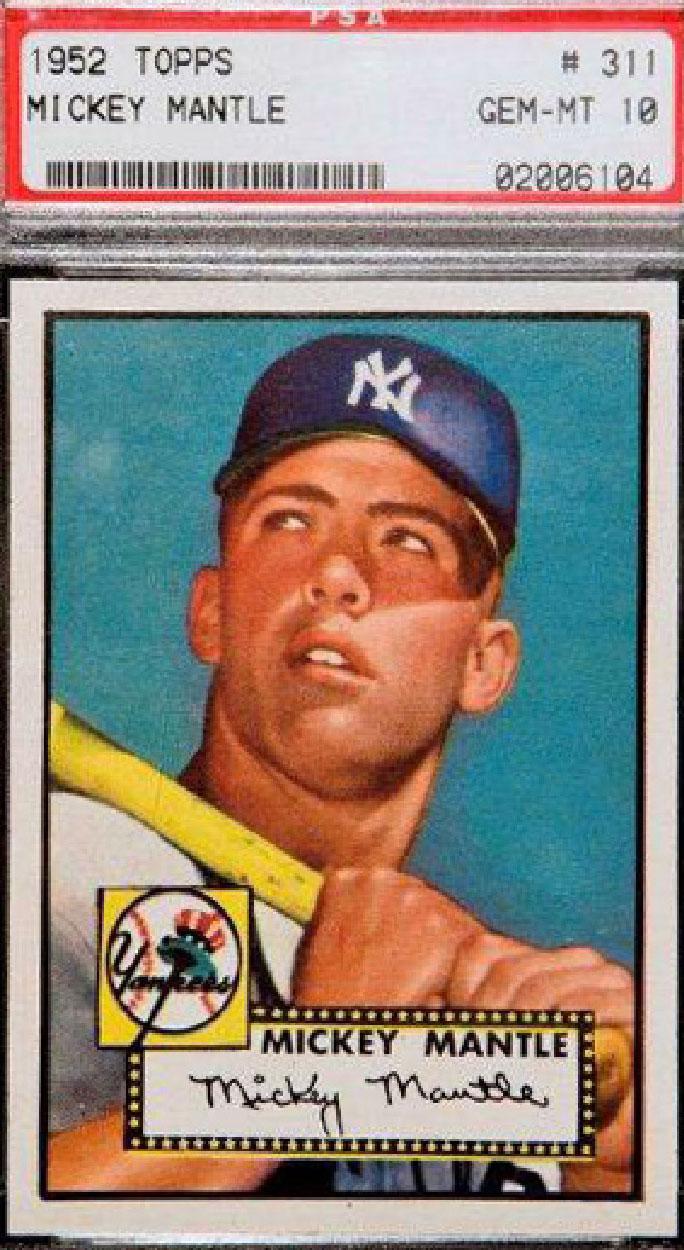 Photo: Mickey Mantle Baseball Card