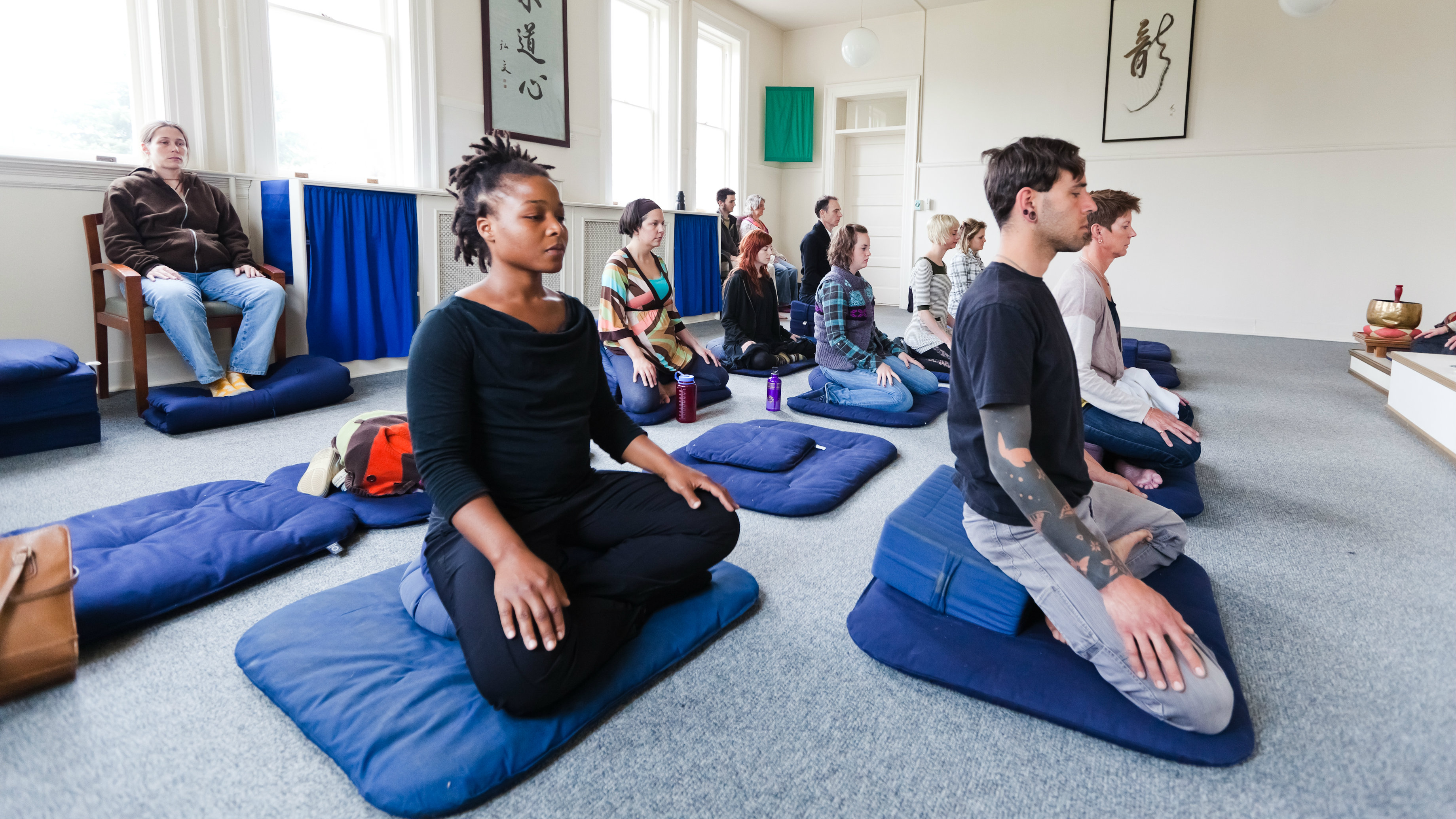 Photo: Naropa Meditation Class