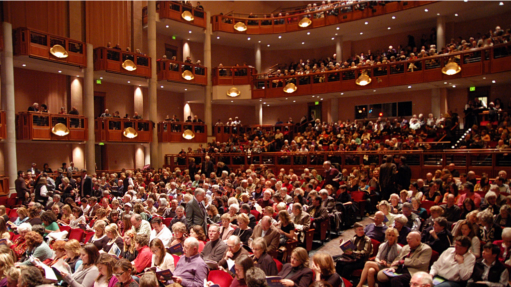 Photo: Newman Center audience