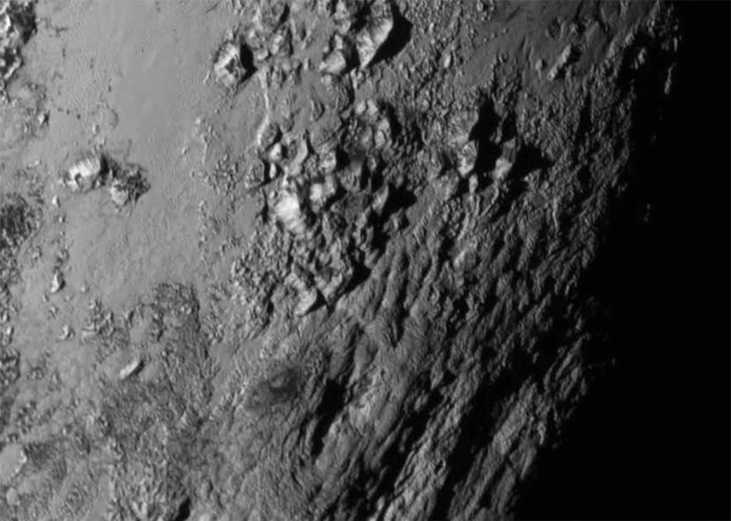 Photo:Icy Mountains of Pluto