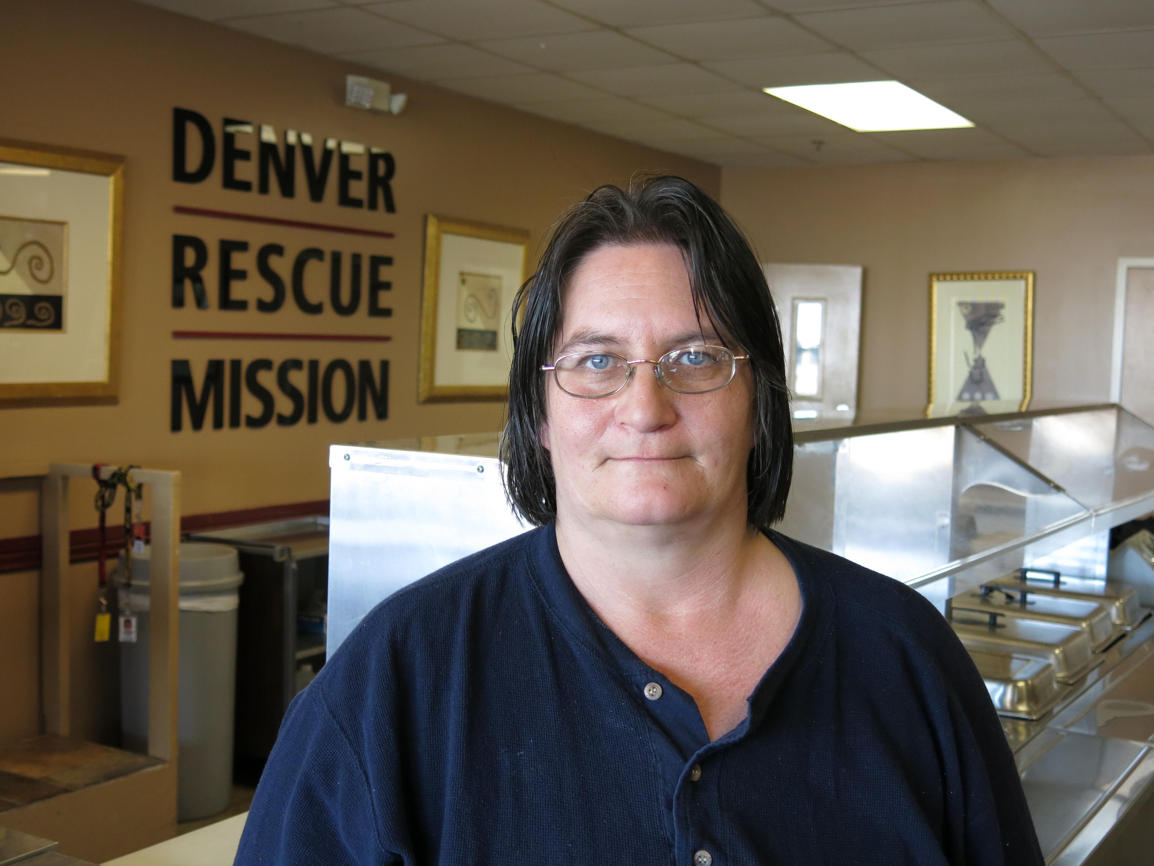 Nicole Hadley at the Denver Rescue Mission