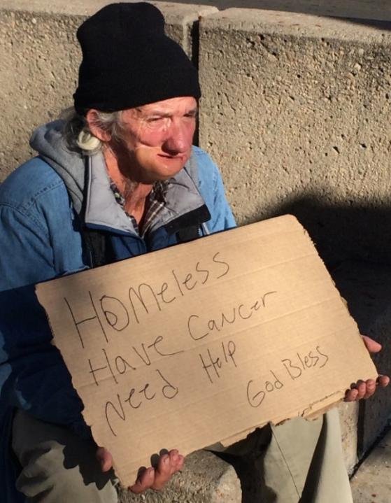 Photo: Fort Collins panhandler